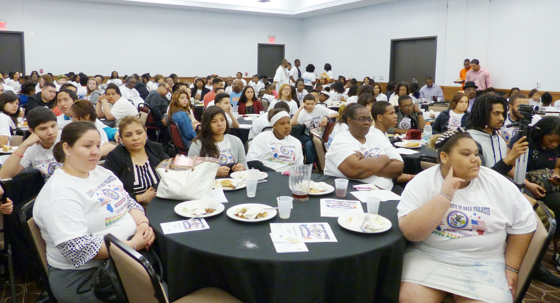 Young people, families and community members gathered at a CAP network event