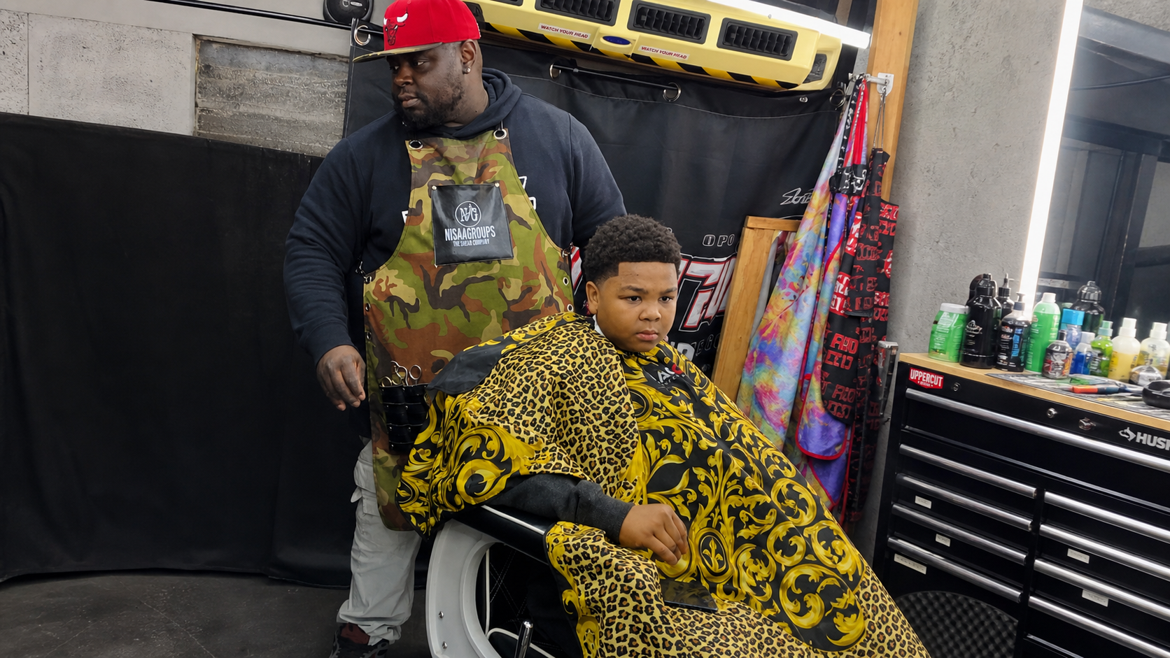 A young person participating in an Auburn Gresham community activity