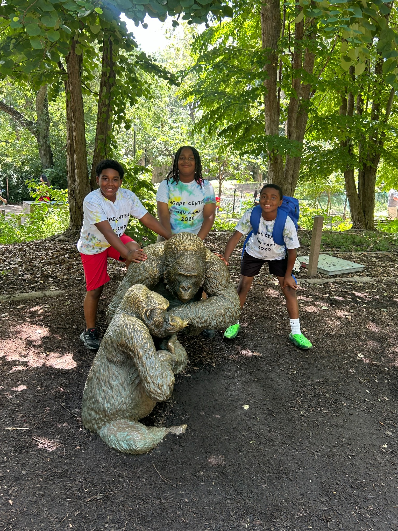 Young people enjoying an outdoor learning experience